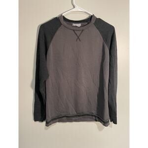 Smartwool Mens Merino Wool Sweater Sweatshirt Long Sleeve Gray Medium